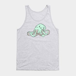 Seafoam Octopus Tank Top